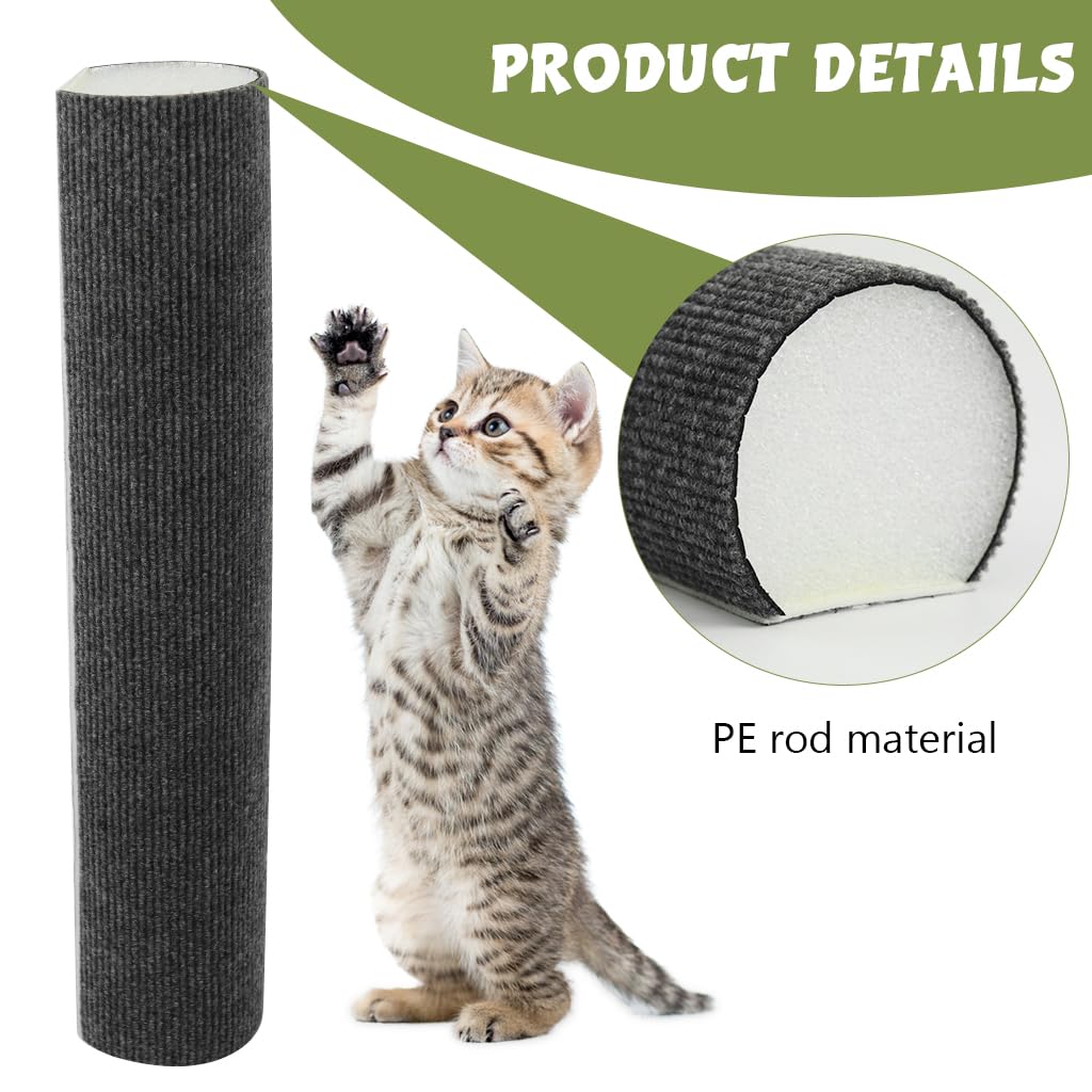 Qpets Cat Scratch Post for Cats Dogs Qpets Cat Scratch Post for Cats Dogs